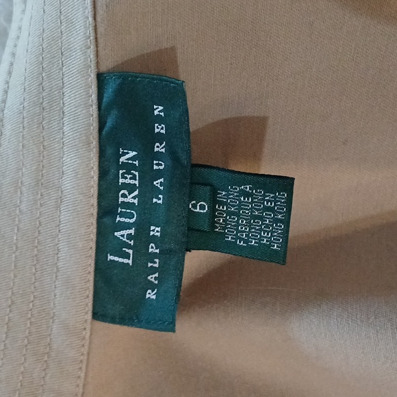 Lauren Ralph Lauren Khaki Fall military jacket 6 - Picture 8 of 13